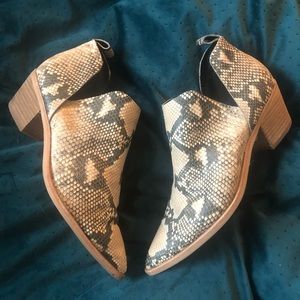 Dolce Vita Snakeskin boot